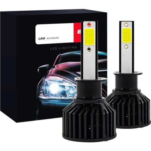 Head Light 2pcs Headlight Led Lights LED Bulb Fog Lamp H1 Mini Modification Highlight Spotlight 6000K 40W 8000LM H1 V10 Car