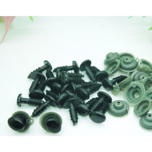 8*6mm Oval Black Safety Eyes / Plastic Doll eye Handmade Accessories For Koala Bear Nose Doll Animal Puppet Making -200pcs/lot