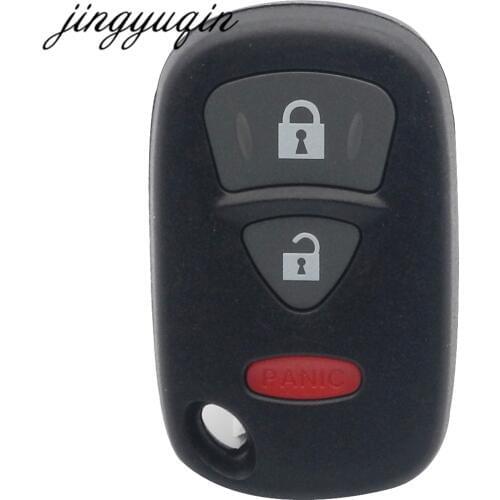 Jingyuqin 10pcs/lot Car Styling Replacement Remote Key Shell Case Fob 3 Button for Suzuki Use for USA Grand Vitara SX4 XL-7