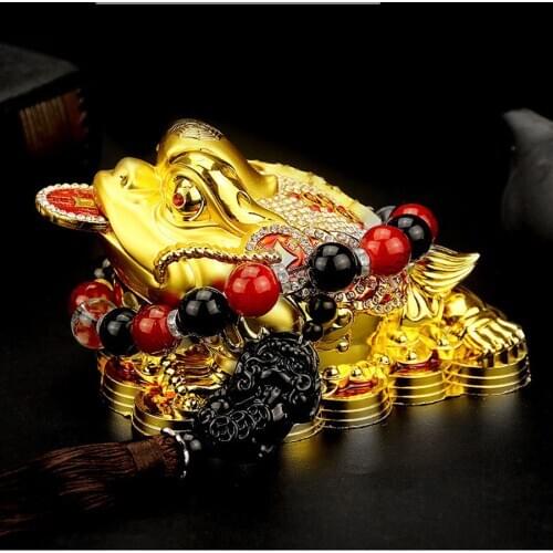 GOOD HOME OFFICE Company SHOP CAR TOP Efficacious Money Drawing thriving business Diamonds JIN CHAN FENG SHUI brass statue