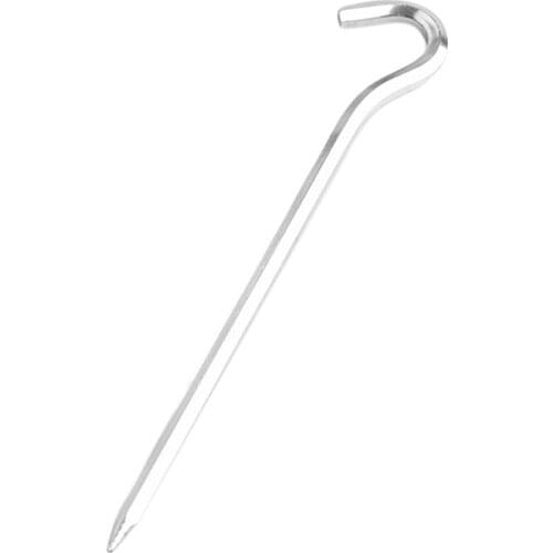 18 Cm Picnic Camping Fishing Canopy Aluminum Alloy Tent Pegs Stakes Nails Ground Pin Hook Camping Tent Tools Outdoor Sport