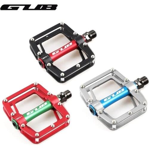 GUB GC-010 Pedals Professional MTB Road Bike Pedals Aluminum Anti-slip Bicycle Flat Platform Pedals Riding Parts