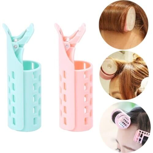 Lady Girl DIY Styling Fringe Bangs Front Curler Roller Holder Hair Pin Clip Tool Hair Styling Clips 2 Colors #11