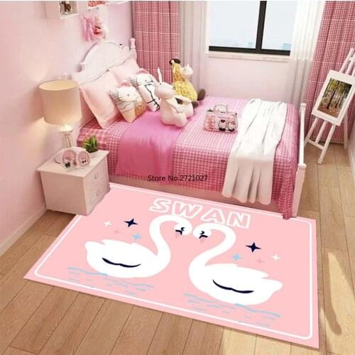 Cartoon Carpet Childrens Home Bedroom Bedside Blanket Living Room Carpet Floor Mats