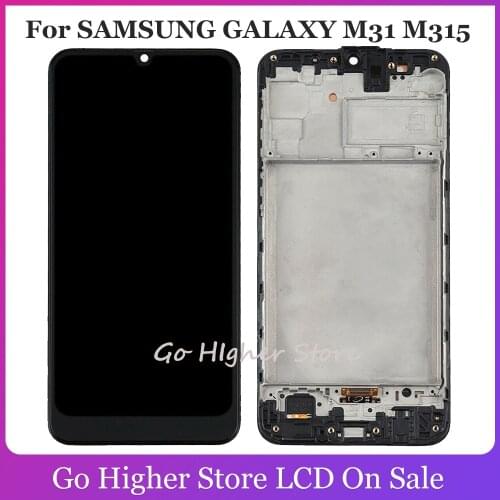TFT 6.4'' For Samsung Galaxy M31 M315 LCD Display + Touch Screen Digitizer Assembly SM-M31 SM-M315 SM-M315F/DS SM-M315F/DSN