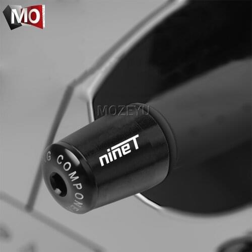 7/8" 22mm Motorcycle Handlebar Grips End Handle Bar Cap End Plug For BMW R NINE T RNINE T 2014-2016 2015 Handlebar Grips End