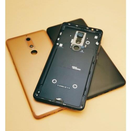 Original For Nokia 5.1 TA-1061 TA-1075 TA-1076 TA-1088 Battery Cover Back Housing Case + Camera Lens Replacement