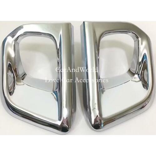 Front Rear Fog Light Cover Tail Lamp Frame Box Trim For Peugeot 5008 5008GT 2017 2018 Exterior Car Styling Accessories