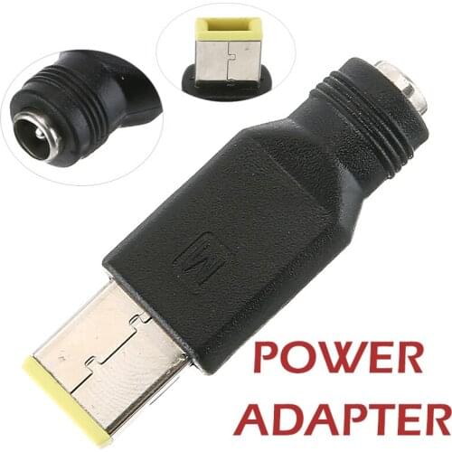 POHIKS 1pc Portable 5.5mm Round Jack Power Plug Charger Converter Durable Laptop Converters Cable Adapter