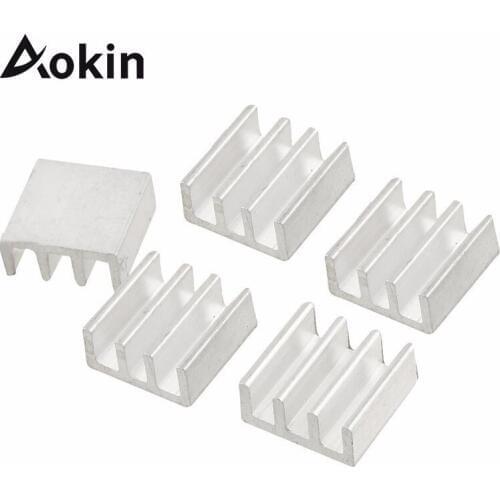 Aokin 20pcs Aluminum Heat Sink Radiator Module, Electronic Chip Cooling Fin Heatsink for HDD RAM CPU,GPU heat dissipation
