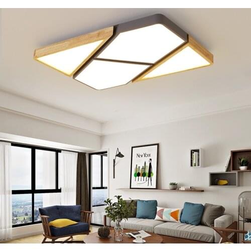 Nordic light ceiling ventilador de techo chandelier ceiling led panel lights living room bedroom AC85-265V Bedside Aluminum