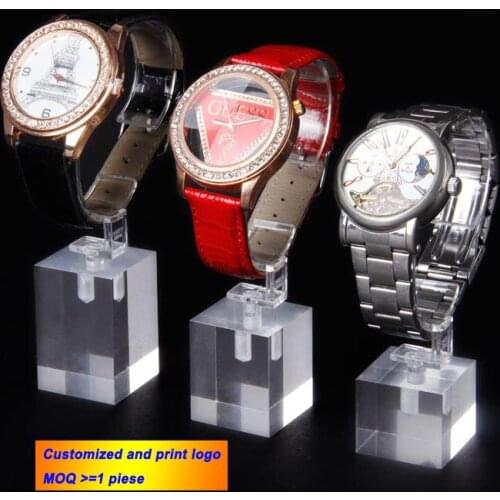 High -Low Superior Acrylic Watch Display Rack Watch Showing Stand Jewelry Holder Ankle Shelf Bracelet Showcase