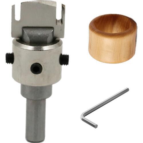 Finger Ring Drill Bit Wood Router Bit Carbide Blades handle Drill Woodworking Milling Cutter Ring Molding Tool DIY
