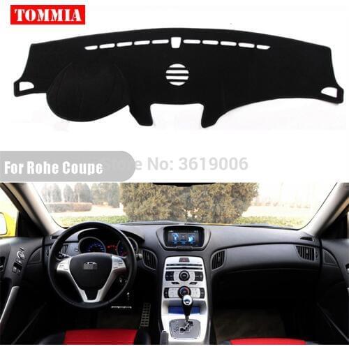 TOMMIA Interior Dashboard Cover Light Avoid Pad Photophobism Mat Sticker For Hyundai Rohe Coupe 2009-2012