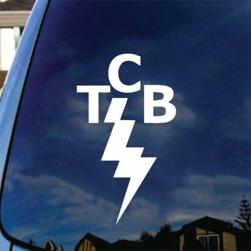 TCB Vinyl Decal Car Sticker Laptop Truck Taking Care of Business Collector for Moto Sport Start Racing Tuning Laptop Trunk