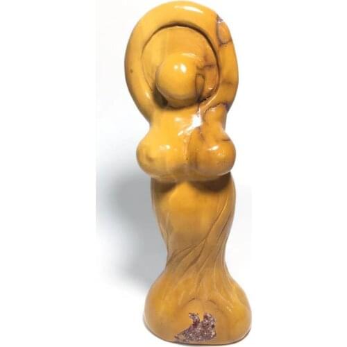 High Quality Mookaite Goddess Crystal Carved Mookaite Goddess For Decoration YHM