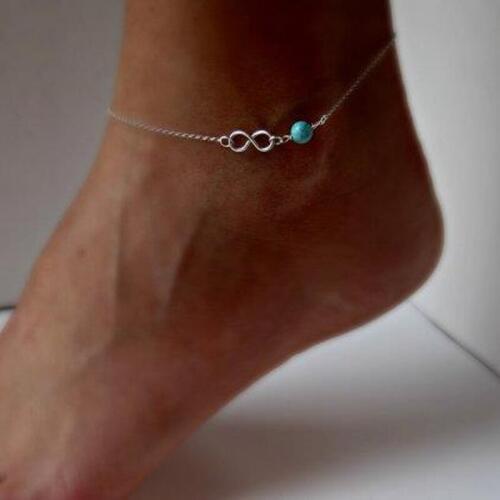 Bohemia style leisure fashion classic charming good luck 8 word womens foot chain