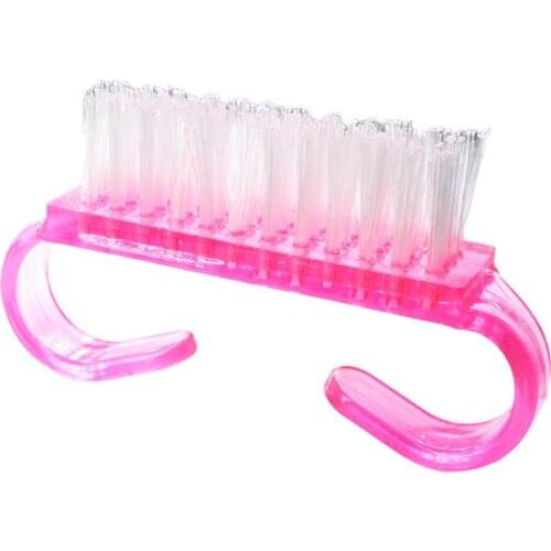 1pcs Hot Sale Small Cleaning Plastic Bush Salon Manicure Tools Nail Art Bushes for Remover Dust Scrubbing Accessory