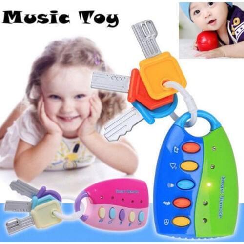 2019 Brand Baby Toy Musical Car Key Toy Smart Remote Car Voices Pretend Play Education Good Gift For Kid Baby Boy Girls