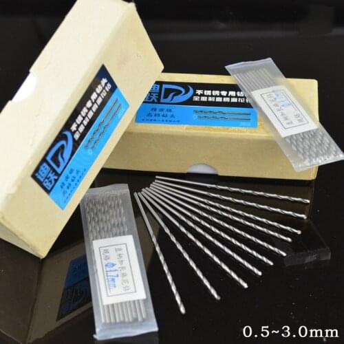 6 pcs/ lot Micro drill bit extension metal steel plate woodworking drill 2.5-3mm hole Bodhi beads