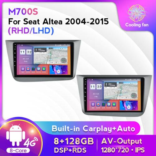 2G+32G Android Car Radio GPS Navigation Player For Seat Altea Toledo 2004 - 2009 - 2015 GPS Navigation Auto Audio Carplay WIFI