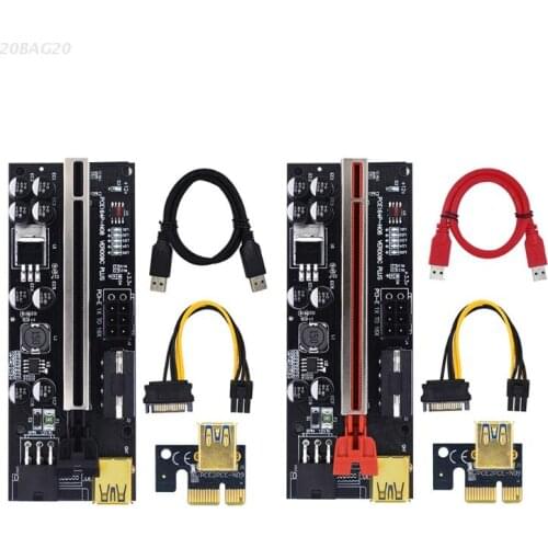 PCIE Riser 009C Plus Video Card Extension Cable Adapter VER009C Plus PCIE X16