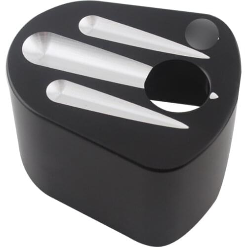 Motorcycle Black Lont Cut Dash Ignition Switch Cover Cap For Harley Touring Electra Road Street Tri Glides FLTR FLHX FLH/T 96-13