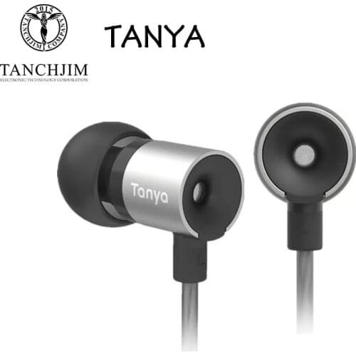 TANCHJIM TANYA IEM 7MM Dynamic In Ear Earphone 3.5mm Line Plug HiFi Earbuds Tanya with Microphone