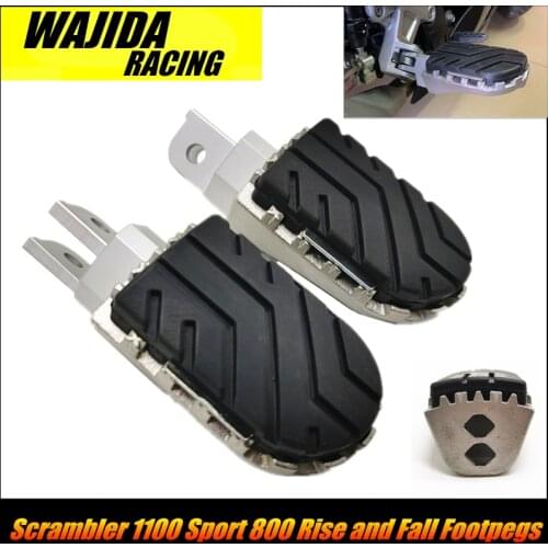 FOR Ducati Scrambler 1100 Sport 800 Motorcycle Accessories Front Footpegs Foot Rest Peg
