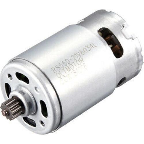 DC 21V 23000RPM Electric Gear Motor 12 Teeth for Cordless Screwdriver