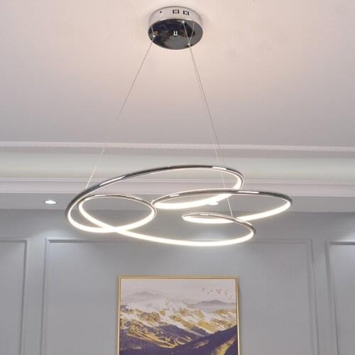 Chrome/Gold Plated Modern led Chandeliers for dining room kitchen Room Living Room Led Chandelier 90-260V Free Mail Fixtures