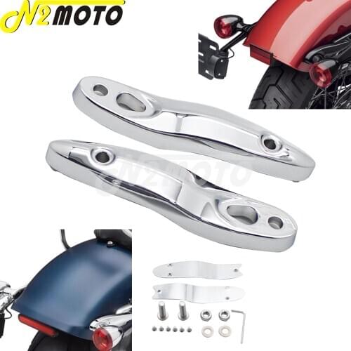 Motorcycle Turn Signal Relocation Kits for Harley Softail Street Bob FLSL FXBB FXLR FLFBS FXBRS Rear Indicator Bilnker Bracket