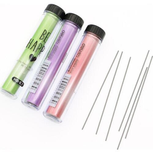 Limit shows (1Pieces = 20pcs) / Box Pencil Lead 60mm Black 0.7mm / 0.5mm Mechanical Pencil School supplies study stationery