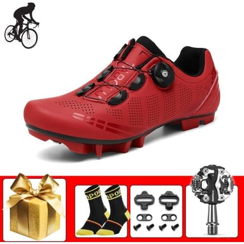 Professional Sapatilha Ciclismo Mtb Cycling Sneakers Add SPD Pedals Self-locking Breathable Outdoor Unisex Bicycle Riding Shoes