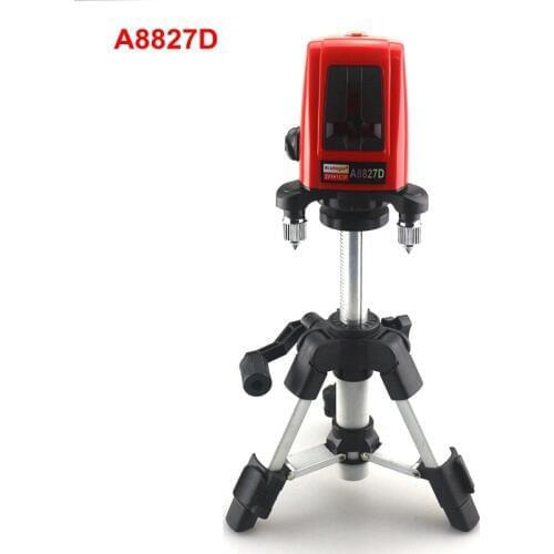 ACUANGLE A8827D 365nm Laser Level 3 Lines 3 Points Level Bubble with AT280 Tripod Laser Leveling Instrument