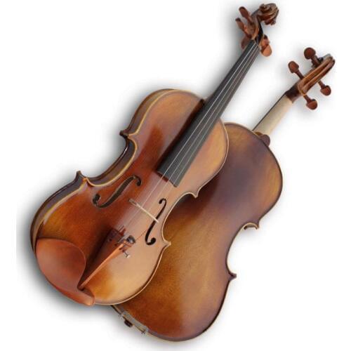 Handmade matte violin, Master Level /Copy European Spruce handmade oil varnish / with free violin bow &case