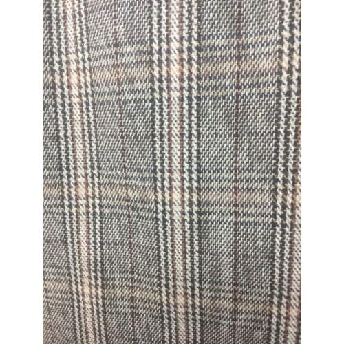 5 Colors Wool Polyester Retro Check Autumn Winter Coat Suit Fashion Clothing Fabric Wholesale Cloth Per Meterfactory Wholesale