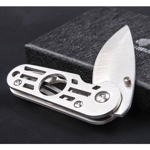 Portable 2 In 1 Stainless Steel Cigar Cutter Scissors with Belt Buckle Durable Cigar Accessories Mini Travel Tobacco Knife