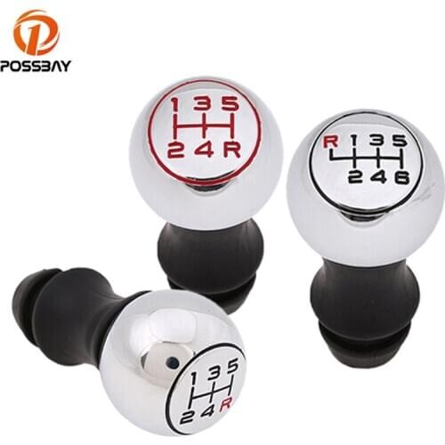 POSSBAY 5 Speed Car Manual Shift Shifter Lever for Citroen C2 C3 Gear Shift Knob for Peugeot 1007 3008 301 307 308 407 807 5008
