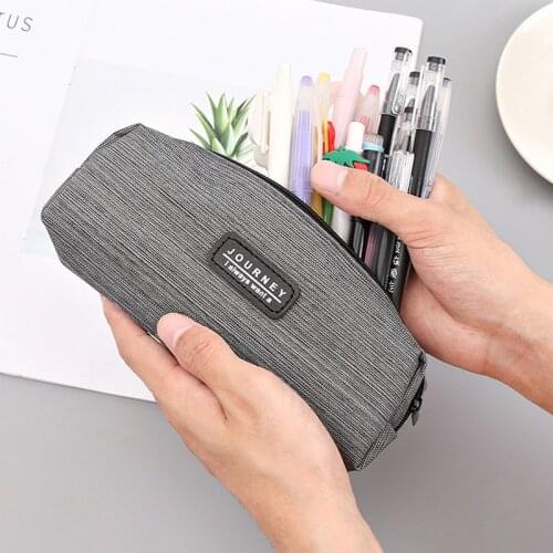 Simple Pencil Cases Pencil Pouch Bag Back to School Organizer for Pens Holder Cool Pencil Cases for School Office Stationery