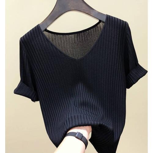 TuangBiang Women's Knitted T-shirts