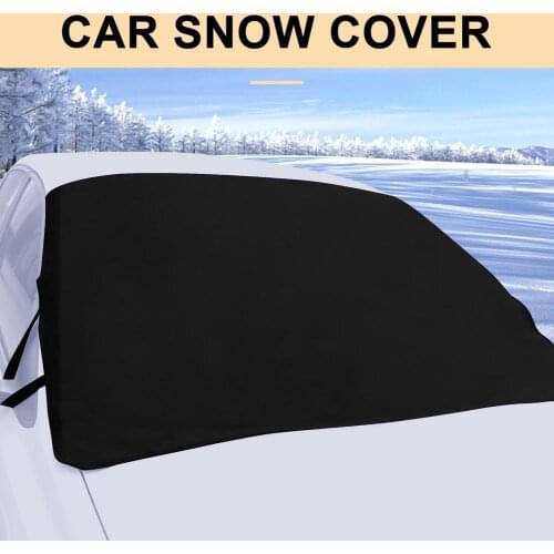 Snowproof 600D Waterproof OXFORD Cloth front Snow Case Car Windshield Protector For Car Truck Van SUV Sun Shade Snow Cover