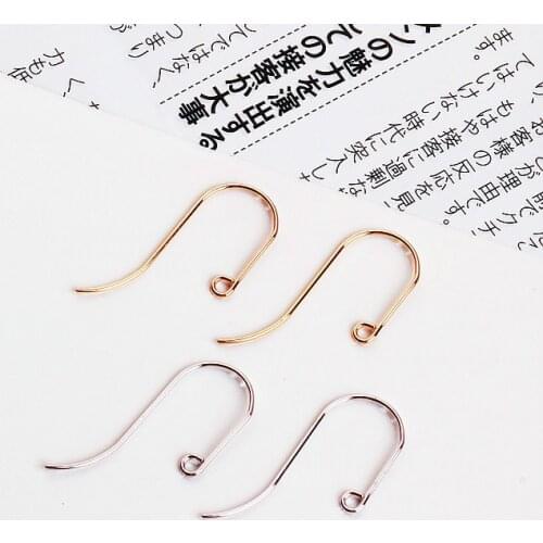 DIY handmade jewelry accessories gold plating color year U shaped ear hook ear pendant jewelry exaggerated material