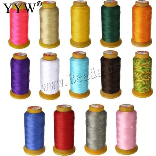 0.6mm Nylon Cord Sewing Thread Cord For Rope Silk Beading String Polyester Cord Costume DIY Jewelry Making Length 300M
