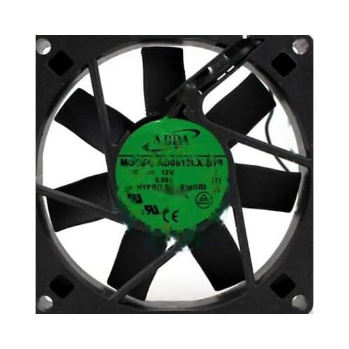 1pc new fan AD0812LX-D70 DC12V 0.09A ADDA 80*80*15 2 freeship
