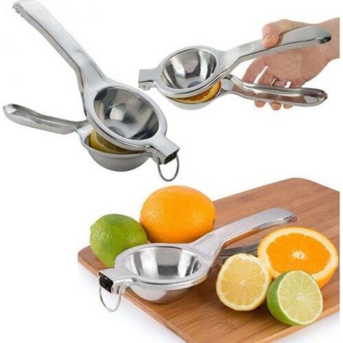 1PC Large Manual Lemon Squeezer Juicer Fruit Orange Citrus Lime Lemon Stainless Steel Clip OK 0397