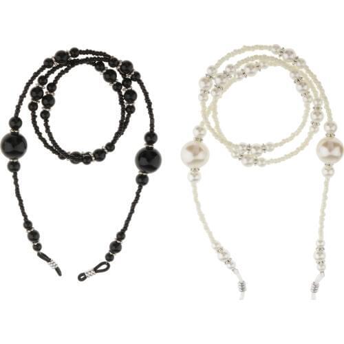 1pcs Eyeglass Holder Necklace Beaded Glass Eyeglass Chain - Fashion Necklace for Eye Glasses Reading Glasses Sunglasses