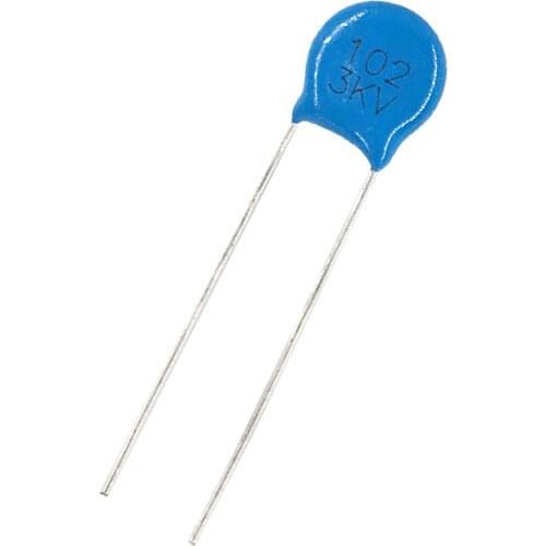 100 pcs 1nF 102 3KV High voltage Ceramic Capacitor Assorted kit Assortment Set 1nF 102 3KV