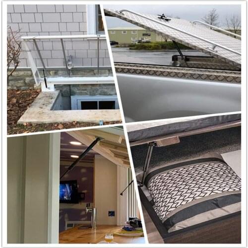 19.7inch/500mm Force 160Lbs/712N Pickup Truck Cap Tool Box Utility Box Lid Topper Camper Shell Gas Struts Lift Support Dampers