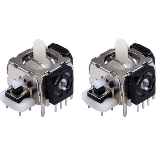 2Pcs/pack Gamepad Replacement 3D Analog game stick Module Repair Parts Accessories for Xbox 360 Wireless Gaming Controller